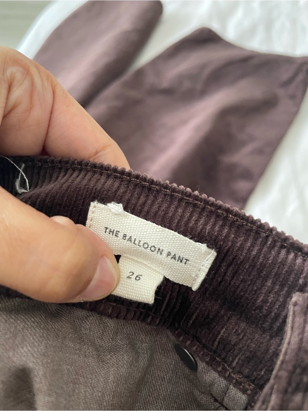 Madewell Dark Brown Wide-Leg Corduroy Jeans - Picture 6 of 6